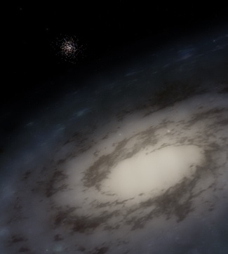 Northern view, with the Lewis Galaxy downside
