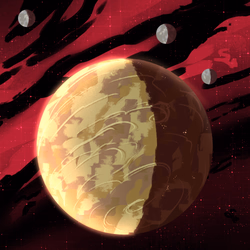 The planet Wildroot, done for Skorne
