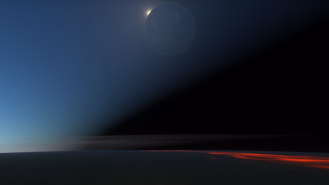 Na Grotta eclipses Ahamo, a somewhat rare but predicable event.