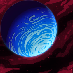 The planet Niquella, done for Skorne
