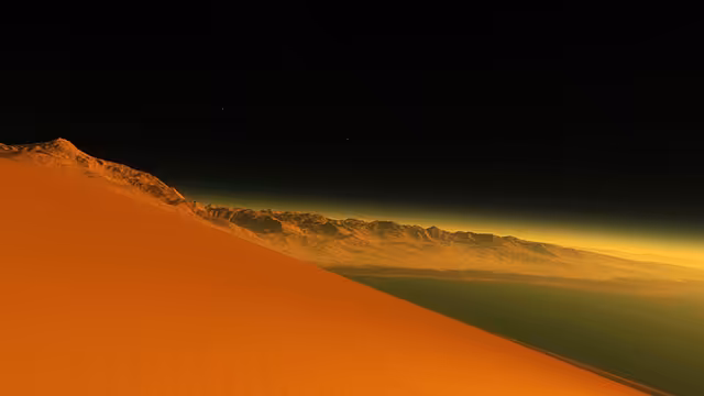 On the edge.