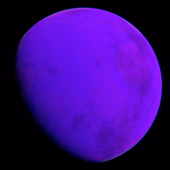 Violet moon of Bloom