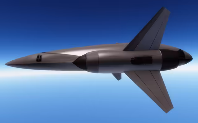 The left wing and engine.