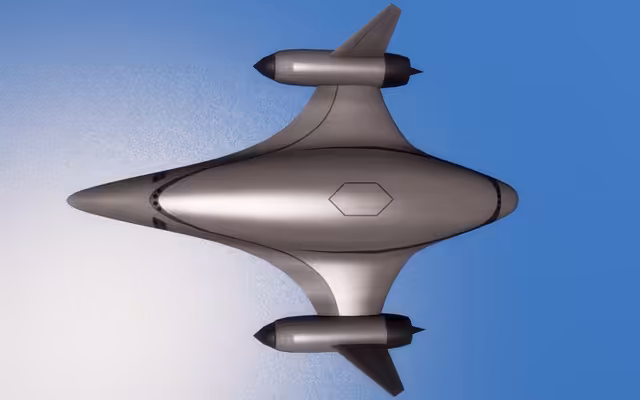 The top. The hexagon is an access port for loading supplies and goods for transportation.