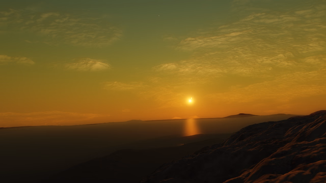 Another sunset on Ceres