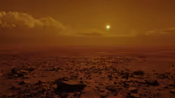 Desolate surface of Dunacia