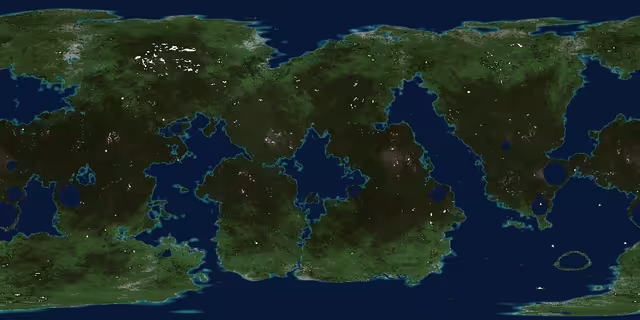 A map of the planet