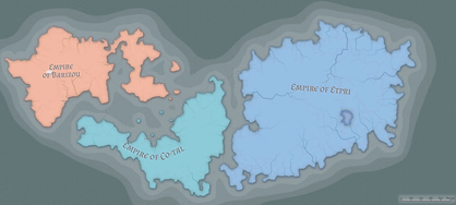 The capital world of Etpri, also called Etpri, is jointly controlled by the three major nations of the alliance