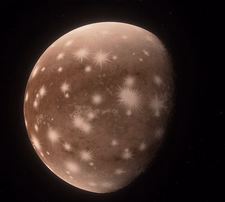 Frozen planet of Euria