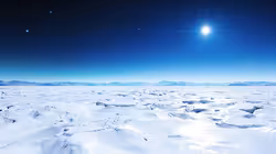 Desolate, frozen surface of Euria