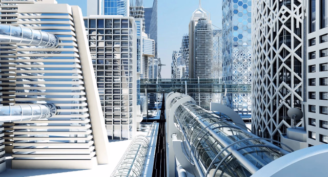 Nova City, often considered to be Terra Nova's capital due to its utopian design and heavy influx of tourism.