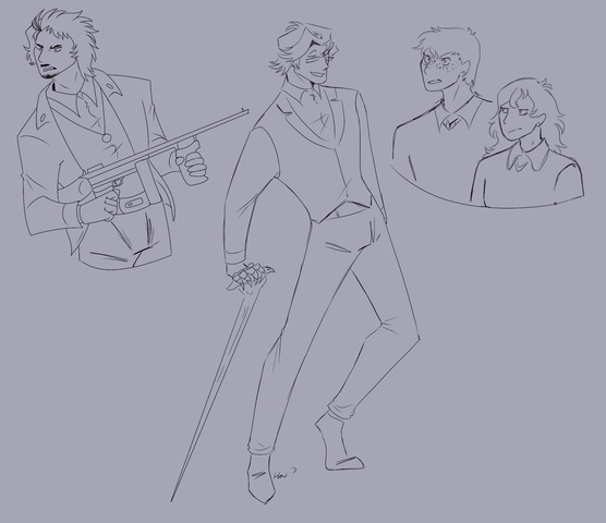 Zoro from a Human AU (Art by Avrilmarine)