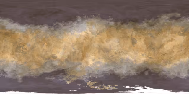 Map of Kepler 186f before terraforming.