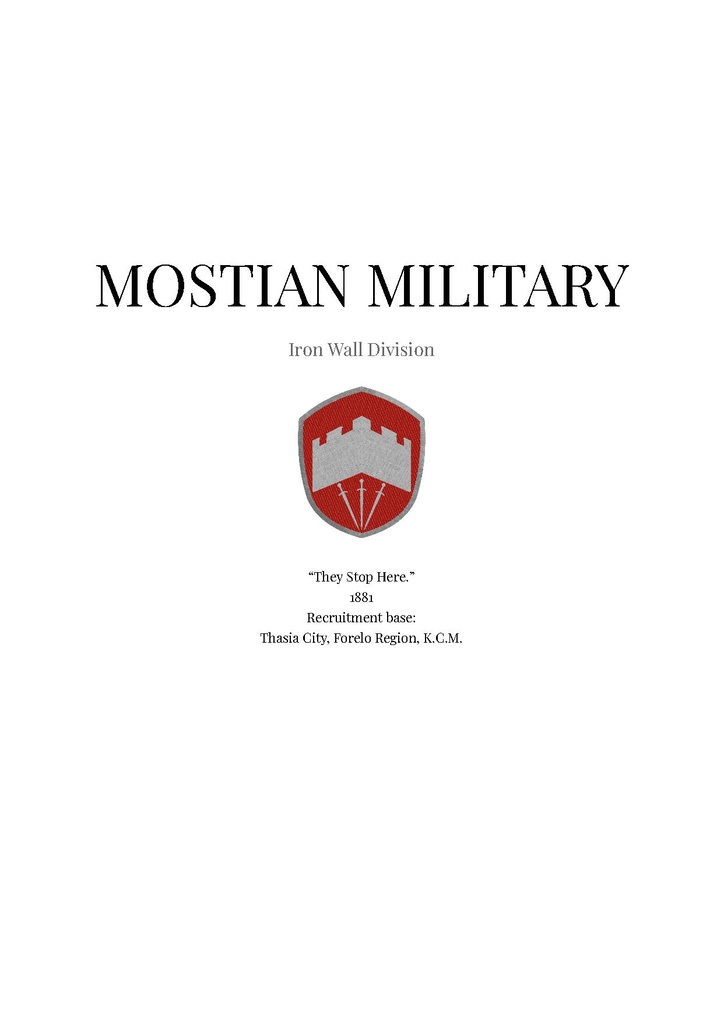 File:MOSTIAN MILITARY Iron Wall Division.pdf