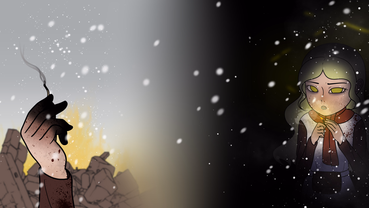 File:Matchstick Girl Background Wallpaper.png