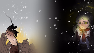 Matchstick Girl Background Wallpaper.png