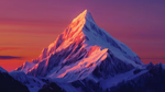 Mount Shafele at sunset.