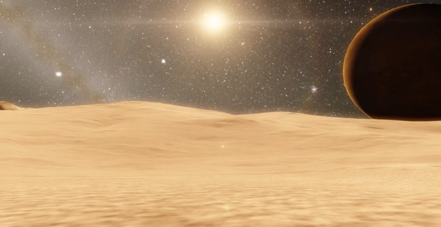 Pumicarv with the added appearance of it's parent planet