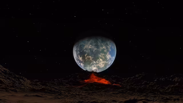 Riranuer from the surface of Tikoruah
