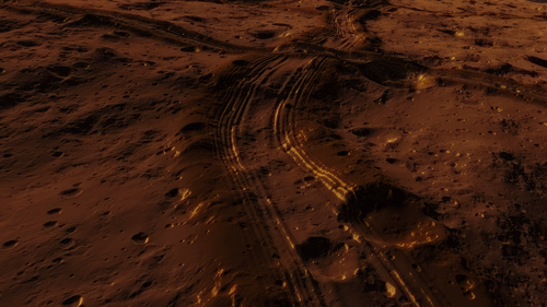 Mysterious track intersection