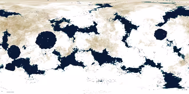 A map of Bendis surface after terraforming