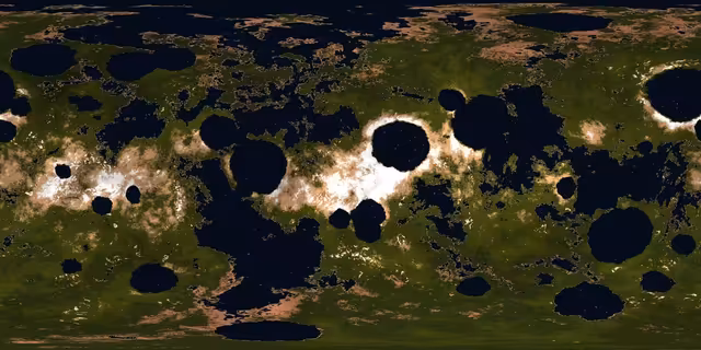 Map of Terramartis post-terraformed
