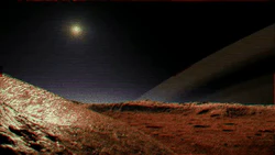 Icy surface of Titania