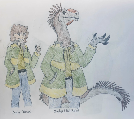 Zephyr Gravemasker: A Main Character from Saurian War